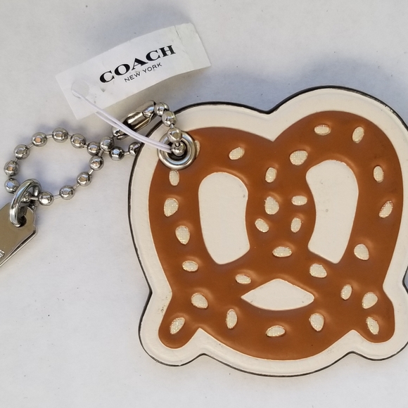 Coach Accessories - Coach Pretzel Key Charm Fob NWT